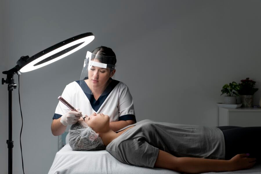 Bằng điều trị bằng laser và ánh sáng xung cường độ cao